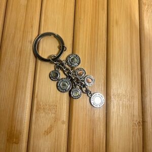 Coach Silver Charm Keychain